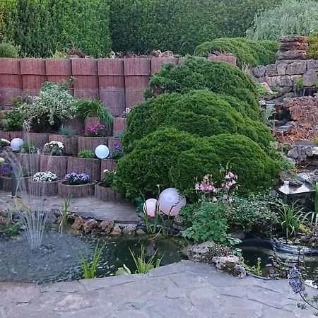 Apartmán Ferienwohnung Idylle Am Gartenteich